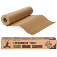 Unbleached Parchment Paper For Baking, 15 In X 200 Ft, 250 Sq.Ft, Baking Paper, Non-Stick Parchment Paper Roll For Baking, Cooking, Grilling, Air Fryer And Steaming