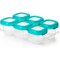 Oxo Tot Baby Blocks Freezer Storage Containers 2 Oz - Teal