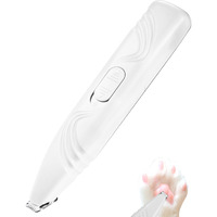 Leyoufu Dog Paw Trimmer For Grooming, Cordless Electric Small Pet Grooming Clippers Hair Trimmer For Dogs Cats, Low Noise For Trimming Pet 's Hair Around Paws, Eyes, Ears, Face, Rump (White)