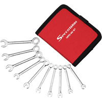 Speedwox Mini Combination Wrench Set Sae Ignition Wrenches 10 Pcs Mini Wrench Set Standard 5/32-7/16"" Open And Box End Small Wrench Set With Portable Canvas Bag For Assembling Furniture