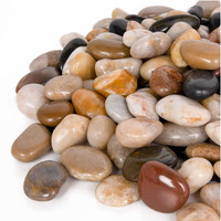Gaspro 2.5Lb Decorative Rocks For Planters, Pots Indoor, Landscaping In Garden, Vases, Aquarium, Polished River Stones, 1-1 3/4 Inch