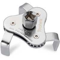 Wittyware Universal Oil Filter Wrench 3 Jaw Adjustable Oil Filter Removal Tool, 2 Way Oil Filter Wrench For Removing Oil Filters From Diameters 2-1/2'' To 4-9/16'' Inches