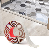 Art3D Self Adhesive Vinyl Floor Transition Strip, Laminate Floor Strip Floor Flat Divider Strip For Joining Floor Gaps,Carpet Threshold Transition,Floor Tiles(4 Ft, 1.57In, White-Washed)