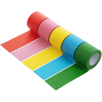 Mr. Pen- Colored Masking Tape, 16 Yards Per Roll, 2 Inch Wide, 5 Rolls, Colored Painters Tape, Paper Tape, Colored Tape Rolls, Craft Tape, Art Tape, Labeling Tape, Colorful Masking Tape