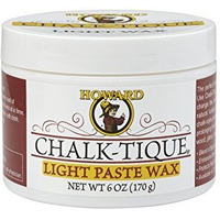Howard Products Chalk-Tique Light Paste Wax - Soft Chalk Paint Wax - Perfect Furniture Wax For Your Chalk Paint Home D?Cor Project , 6 Ounce (Pack Of 1)