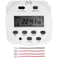 12V Timer Switch - Programmable, Dc/Ac/Solar Battery Powered  12 Volt Timer Relay