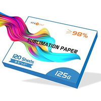 Htvront Sublimation Paper 8.5 X 11 Inch - 120 Sheets Easy To Transfer Sublimation Paper For T-Shirts, Tumblers, Mugs (A4)