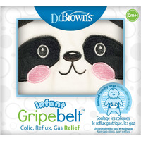 Dr. Brown's Infant Gripebelt For Colic Relief, Heated Tummy Wrap, Baby Swaddling Belt For Gas Relief, Natural Relief For Upset Stomach In Babies And Toddlers, Panda, 0-3M
