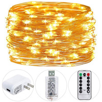 Hsicily Fairy Lights Plug In, 33Ft 100 Led Fairy Lights For Bedroom, Twinkle Lights With Remote Timer 8 Modes String Lights For Christmas Thanksgiving Patio Wedding Party Indoor Outdoor Decor