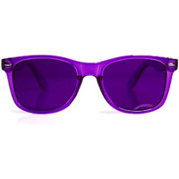 Glofx Violet Color Therapy Glasses Chakra Glasses Chromotherapy Relax Glasses