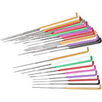 Mayboos 35 Pcs Needle Felting Needles,Wool Felting Supplies With 4 Types Star,Twisted,Cone,Triangular Felting Needles Color Coded Wool Felting Needles Tool Kit With Needle Box