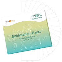 Htvront Sublimation Paper 8.5 X 11 Inches - 150 Sheets Excellent Ink Release Sublimation Transfer Paper For Tumblers, Mugs, T-Shirts
