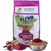 Olewo Original Red Beets For Dogs - Natural Anti Itch For Dogs, Dog Food Topper, Immune, Cleansing, Skin & Coat Support, Dehydrated Whole Food Dog Multivitamin, Fiber For Dogs, 1 Lb