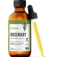 Upnature Rosemary Essential Oil For Hair Growth - 100% Pure & Natural Rosemary Oil For Hair Growth, Nourishing Scalp Strengthening Hair Oil - Stimulates Healthy Hair Growth, Skin & Nails, 2Oz