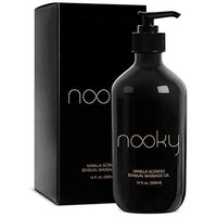 Nooky Vanilla Massage Oil With Fractionated Coconut Oil.16 Ounce