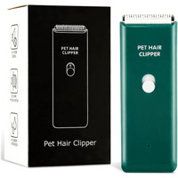 Dog Cat Home Hair Waterproof Clipper Portable Electric Usb Rechargeable Pet Grooming Tools Low Noise Shaver Cordless Trimmer For Small And Large Pets