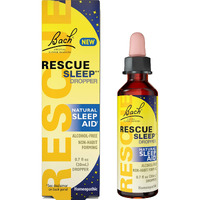 Bach Rescue Sleep Dropper 20Ml, Natural Sleep Aid, Homeopathic Flower Essence, Free Of Melatonin, Sugar, & Gluten, Family-Friendly, Non-Alcohol Formula
