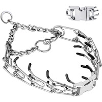 No Pull Dog Collar Adjustable Quick Release Dog Training Collar With Rubber Tip With Quick Release Buckle For Small Medium Large Dogs