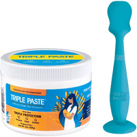 Triple Paste Diaper Rash Cream And Spatula Bundle - 8 Oz Zinc Oxide Ointment And Diaper Cream Spatula Treat, Soothe And Prevent Diaper Rash With A Pediatrician-Recommended Hypoallergenic Formula