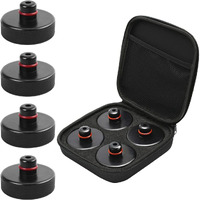 Dedc Tesla Jack Pads - 4Pcs With Storage Case,Non-Slip Lift Pucks For Model 3/Y/S/X - Premium Tesla Accessories