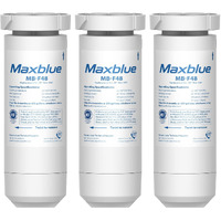 Maxblue Xwf Nsf Certified Refrigerator Water Filter, Replacement For Ge Xwf, Wr17X30702, 3 Filters
