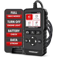 Kingbolen Ya200 Obd2 Scanner, Car Obd2 Code Reader Check Engine Light, Car Scanner Obdii Full Functions With Voltage Test Obd2 Scanner Diagnostic Tool For All Obdii Can Protocol Cars Since 1996