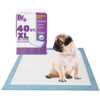 Bv Pet Training Pads For Dogs And Puppies, X-Large 28"" X 34"" Training Pad, 40-Count Dog Pee Pad, Disposable Puppy Pads Xl, Doggie Potty Pads, Extra Large Dog Pads, Quick Absorb