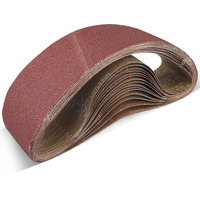 4X36 Sanding Belts 15Pcs Belt Sander Paper Aluminum Oxide (3 Each Of 80/120/150/240/400 Grits) Ideal For Wood Metal Paint Sanding