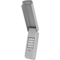 Universal Garage Door Keypad For Chamberlain Liftmaster Craftsman Genie Linear Standley Openers, Wireless Keyless Entry, Grey