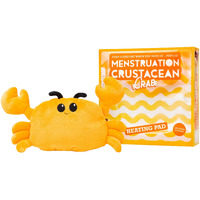 Menstruation Crustacean Crab: Microwaveable Heating Pad For Period Cramps & Self Care, Lavender Scented