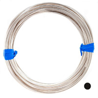 Craft Wire 18 Gauge, 925 Sterling Silver Wire (Round) Half Hard Made In Usa - 5Ft