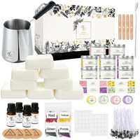 Complete Candle Making Kits For Adults Beginners,Diy Candle Making Supplies Include Soy Wax,Wax Melter,Scents,Dyes,Wicks,Wicks Sticker,Candle Tins & More-Full Candle Making Set - Arts & Crafts Kits
