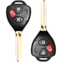 Keyless Entry Remote Replacement Key Fob Fit For Toyota Rav4 2006-2010/Scion Xb 2008-2013 Vehicles That Use Hyq12Bby With 4D67 Chip (2 Pack)