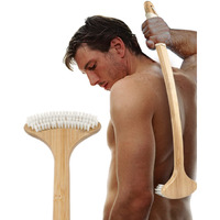 Renook Oversized Back Scratcher, Wooden Body Scratcher With 22"" Long Curved Handle And Large Scratching Surface, Efficient Skin Stimulator For Itch Relief, Gift For Men And Women