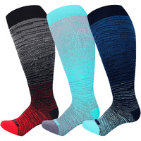 Levsox Wide Calf Compression Socks For Women Men Plus Size 15-20 Mmhg Extra Large Knee High Support Sock For Nurses Pregnant Travel