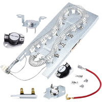 3387747 Wp3387747 Dryer Heating Element Fit For Whirlpool 279816 Thermostat Kit & 279973 3392519 Thermal Fuse Dryer Thermal Cut-Off Fuse Kit Replace Part # Ap6008281 Ps11741416