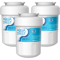 Aqua Crest Refrigerator Water Filter, Replacement For Ge Smart Water Mwf, Mwfint, Mwfp, Mwfa, Gwf, Hdx Fmg-1, Gse25Gshecss, Wfc1201, Rwf1060, 197D6321P006, Kenmore 9991, R-9991, 3 Filters
