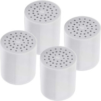 4 Pack 15 Stage Shower Filter Replacement Cartridge, Shower Filter For Hard Water, Universally Compatible With Any Similar Design, Shower Water Softener With High Output