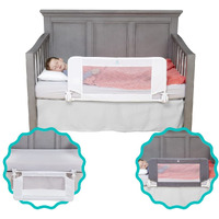 Hiccapop Convertible Crib Bed Rail For Toddlers  Crib Rail Guard, Toddler Bed Rail For Crib  Baby Bed Rail Guard With Reinforced Anchor Safety