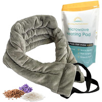 Microwavable Heating Pads For Neck Pain Relief, Back Pain, Shoulder Pain Relief - Microwave Heating Pad For Cramps And Muscle Relief, Hands- Free Heat Pack For Tense Muscle - 1 Pack - Lavender Scented