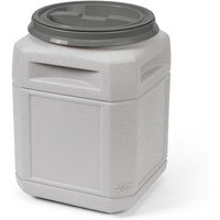 Mighty Tuff Airtight Dog Food Storage Container - 10 Gal, Up To 40 Lb Capacity - Cat And Dog Food Container With Twist Lid & Handles - Bpa-Free, Made In Usa