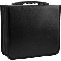 Konelia 520 Slots Pu Leather Cd Dvd Storage Case Holder Binder Portable Vcd Wallet Box Album For Home Travel Car Office