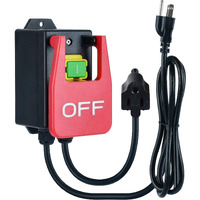 110V Single Phase On/Off Switch, Ortis Router Table Switch With Large Stop Sign Paddle Easy Contact For Quick Power Off For Table Saws And Other Electrical Equipment