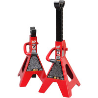 Big Red T42202 Torin Steel Jack Stands: 2 Ton (4,000 Lb) Capacity, Red, 1 Pair