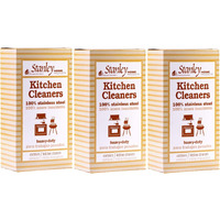 Stanley Home Products Stainless Steel Kitchen Scouring Cleaners (6 Cleaners Included)