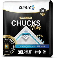 Chucks Max Hospital Bed Pads Disposable Adult 36 X 36 Breathable Incontinence Pads - Xxx-Large Pee Pads For Elderly Adults - Heavy Duty Absorbency Underpads - 400Lbs. Patient Repositioning[20Pads]