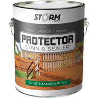 Storm System Storm Protector Penetrating Sealer & Stain Protector - Deck Protector, Fence Protector, 1 Gallon, Pacific Redwood