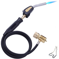 Propane Torch Hand Hose, Mapp Gas Torch,Welding Torch,Hose Length 1.5M/60""Maximum Operating Temperature 1900?/3600?-With Hook