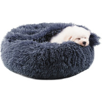 Himax Dog Beds For Small Dogs, Donut Dog Bed With Blanket Attached, Calming Dog Bed Washable (20""/26""/35"")