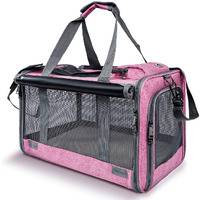 Gapzer Pet Carrier For Large And Medium Cats, Soft-Sided Pet Carrier For Big Medium Cats And Puppy Dog Carriers Cat Carriers, Pet Privacy Protection Travel Carrier